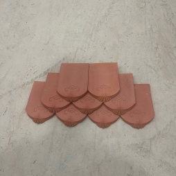 Ngói hài cổ màu đất nung Ngói hài cổ màu đất nung