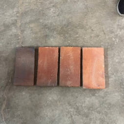 Gạch đinh không trát cỡ 150x300x30 (mm) - 04 tone màu hỏa biến