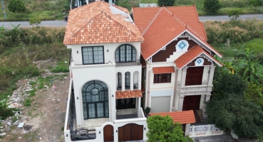 Kiến trúc Địa Trung Hải cũng có thể ứng dụng với biệt thự nhà phố