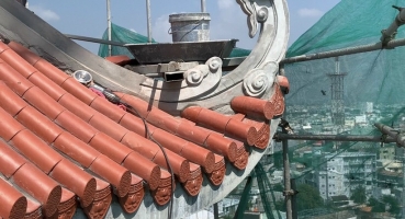 Ngói âm dương Hải Long với kiến trúc chùa Long Khánh Bình Định