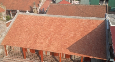 Nền gạch cổ tại Chùa Kim Trúc - Bát Tràng hinh 14