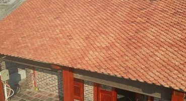 Nền gạch cổ tại Chùa Kim Trúc - Bát Tràng hinh 15