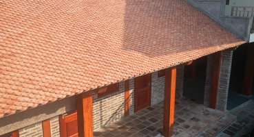 Nền gạch cổ tại Chùa Kim Trúc - Bát Tràng hinh 16