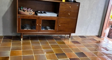 Gạch lát nền men cổ thủ công - Kiến trúc vintage - Dự án chị Thu tại Đà Lạt