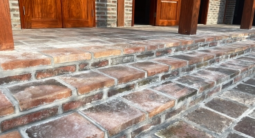 Nền gạch cổ tại Chùa Kim Trúc - Bát Tràng hinh 10