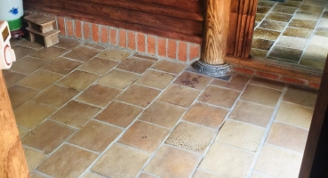 cách ốp gạch cổ