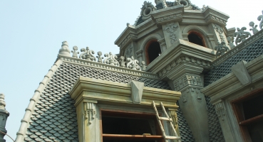 Ngói cho Một số Công trình Biệt thự Pháp cổ tại Ninh Hiệp - Hà Nội hinh 8