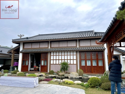 ngói âm dương cho kiến trúc phong cách Nhật
