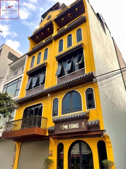 Ngói âm dương ánh thép lợp kiến trúc Indochine 01