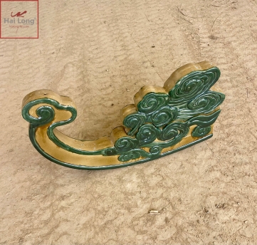 Đao phượng hóa mây men xanh đồng cổ 01