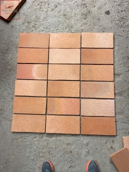 Gạch mộc 15x30 màu cam đất phong cách Địa Trung Hải 01