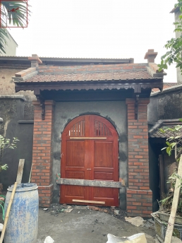 Gạch thẻ thủ công hỏa biến gốm mộc chất cổ 01