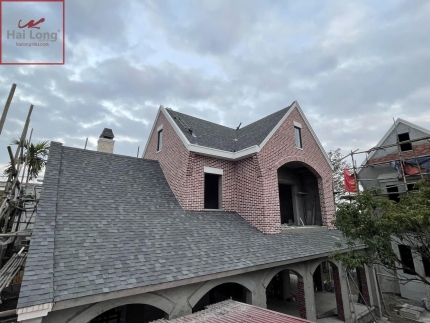 Gạch thẻ ốp tường 70% màu đỏ đậm 30% màu đỏ đào 01