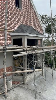 Gạch thẻ ốp tường 70% màu đỏ đậm 30% màu đỏ đào 01