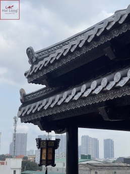 Ngói âm dương men ánh thép lợp mái nhà thờ - nhà ngang 01