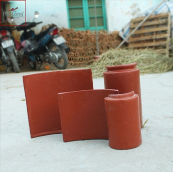 ngói âm dương đất nung Bát Tràng