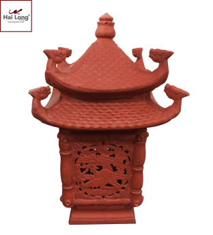 Đèn đại nắp 2 mái hình rồng phượng 01