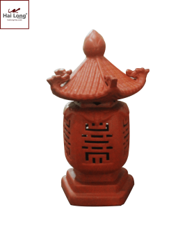 đèn gốm trang trí sân vườn