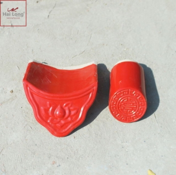 ngói âm dương màu đỏ