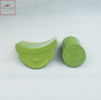 ngói âm dương màu xanh non