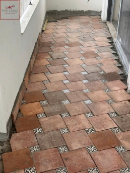 gạch gốm mộc sống chậm