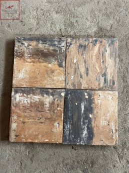 Gạch mộc Rỉ Son Sắt 200x200 & 300x300 lát sân nghệ thuật  01