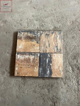 Gạch mộc Rỉ Son Sắt 200x200 & 300x300 lát sân nghệ thuật  01