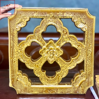 gạch thông gió men hoàng thổ