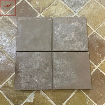 Gạch gốm men nâu sành cho kiến trúc cổ