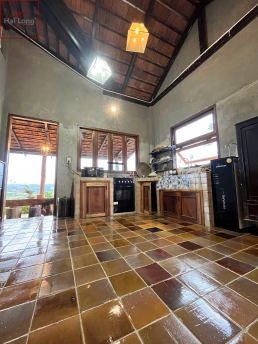 Gạch men hoàng thổ ứng dụng kiến trúc vintage 01