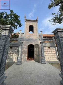 gạch xây không trát xây chùa