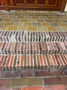 Gạch cổ Bát Tràng lát bậc thang hiên nhà - Gạch cổ Bát Tràng