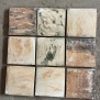 Gạch mộc mix màu Rỉ Sắt Son - Vân Đá Đá Xanh - Be Hạnh Nhân 01