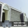 ngói mũi hài men ánh thép lợp biệt thự tân cổ điển
