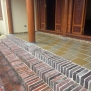 Gạch cổ Bát Tràng lát bậc thang hiên nhà