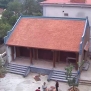 Ngói hài cổ màu đất nung kiến trúc tâm linh - nhà thờ tổ 01