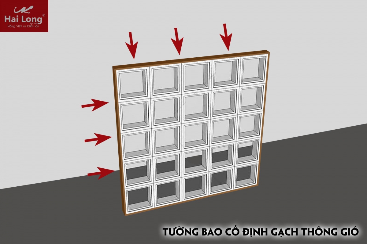 gạch thông gió bánh ú